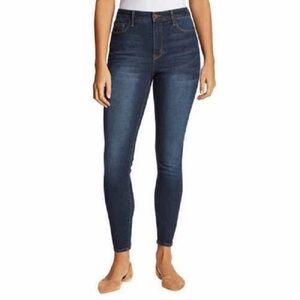 Sanctuary The social standard women’s high rise, skinny jeans blue wiskering